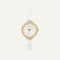 Montre Femme Fontenay Grace en céramique et Acier dorée Montres FONTENAY