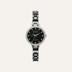 Montre Femme Fontenay Grace en céramique et Acier Noir Montres FONTENAY