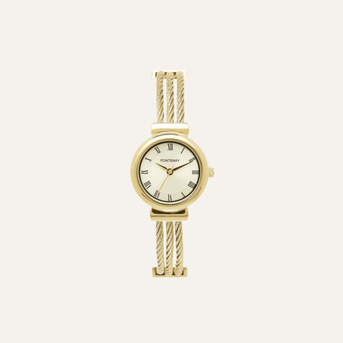 Montre Femme Fontenay Michelle FPA01102 en acier dorée Montres FONTENAY