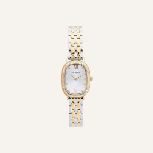 Montre Femme Fontenay Suzanne FPB00701 Acier Bicolore Montres FONTENAY