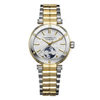 Montre Femme Herbelin Newport 2879BT1N11 Automatique Phase de Lune en Acier et PVD Or Jaune Femme Michel Herbelin