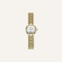 Montre Femme Herbelin Perles 17433BP1N89 en PVD Or Jaune avec Cadran Nacre et Diamants Femme Michel Herbelin