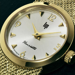 Montre Femme LIP Henriette en PVD doré 671451 Montres LIP