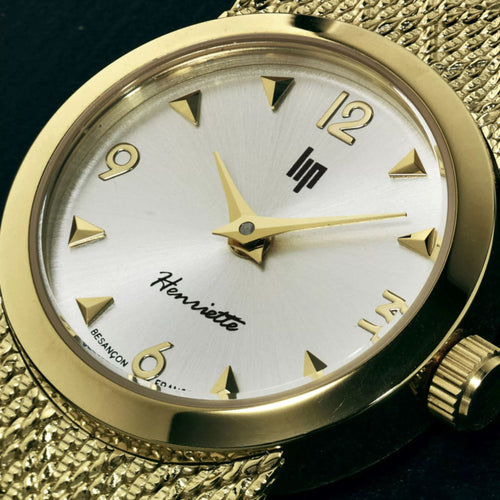 Montre Femme LIP Henriette en PVD doré 671451 Montres LIP