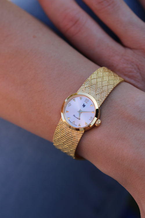Montre Femme LIP Henriette en PVD doré 671451 Montres LIP