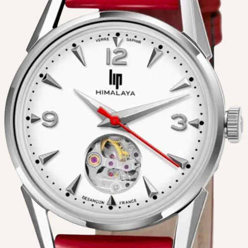 Montre Femme LIP Himalaya 33 MM Cœur Battant 671685 Automatic en Cuir Montre Femmes LIP