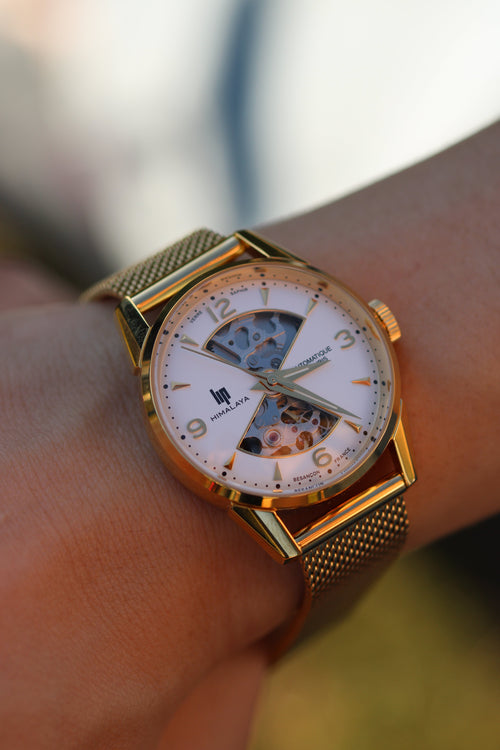 Montre Femme LIP Himalaya 671681 en Acier Doré Montre Femmes LIP