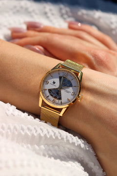 Montre Femme LIP Himalaya 671681 en Acier Doré Montre Femmes LIP