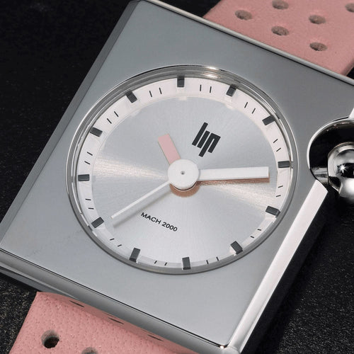 Montre Femme LIP Mach 2000 Mini Square 671182 en Cuir LIP