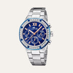 Montre Femme LOTUS 18872/2 en Acier et cadran Bleu Montre Femmes LOTUS
