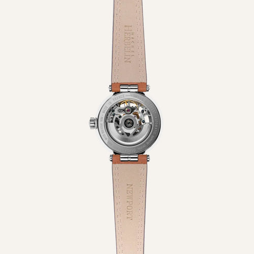 Montre Femme Michel Herbelin 1658SQ12GD Newport – Squelette Automatique en Cuir Femme Michel Herbelin