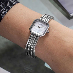 Montre Femme Michel Herbelin 17436B19 OCTOGÔNE – QUARTZ CARRÉ – ACIER & NACRE BLANCHE Femme Michel Herbelin