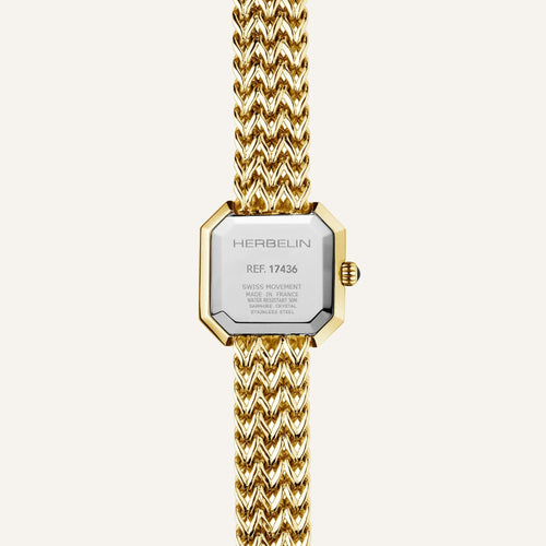 Montre Femme Michel Herbelin 17436BP19 OCTOGÔNE – QUARTZ – DORÉ & NACRE Femme Michel Herbelin
