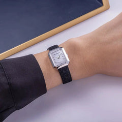 Montre Femme Michel Herbelin 17446AP19 OCTOGÔNE – QUARTZ – NACRE & CUIR NOIR Femme Michel Herbelin