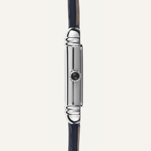 Montre Femme Michel Herbelin 17478AP08BL Art Déco en cuir bleu Femme Michel Herbelin