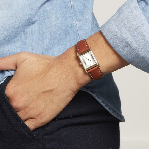 Montre Femme Michel Herbelin 17478T22GD Art Déco en cuir Femme Michel Herbelin