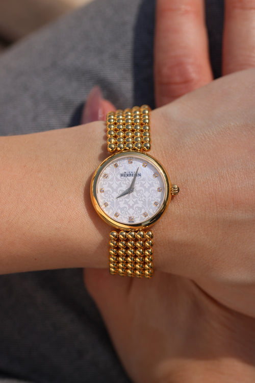 Montre Femme Michel Herbelin 17483/BP59 en Plaqué Or Jaune Femme Michel Herbelin
