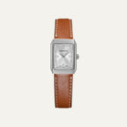 Montre Femme Michel Herbelin Art Déco en cuir Femme Michel Herbelin Argentée