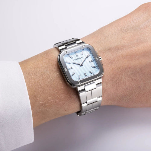 Montre femme Michel Herbelin Cap Camarat SQUARE DAME – BLEU ARCTIQUE 17546B25 Femme Michel Herbelin