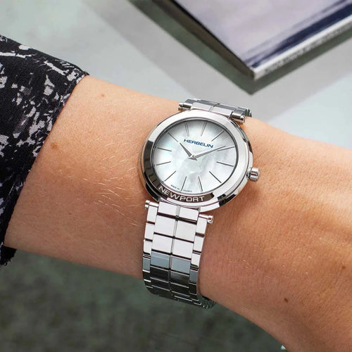 Montre Femme Michel Herbelin Newport Slim 16922B19 en Acier Femme Michel Herbelin