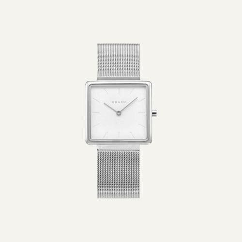 Montre Femme OBAKU-DENMARK KVADRAT - STEEL Femme OBAKU