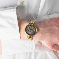 Montre Femme PIERRE LANNIER Automatic 142G532 en Acier Doré Montre Femmes PIERRE LANNIER