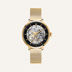Montre Femme Pierre Lannier Automatique 309D538 Squelette Acier Doré Homme PIERRE LANNIER
