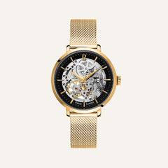 Montre Femme Pierre Lannier Automatique 309D538 Squelette Acier Doré Homme PIERRE LANNIER