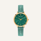 Montre Femme PIERRE LANNIER Chouquette 038J577 en Cuir Vert Montre Femmes PIERRE LANNIER