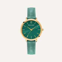 Montre Femme PIERRE LANNIER Chouquette 038J577 en Cuir Vert Montre Femmes PIERRE LANNIER