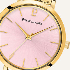 Montre Femme PIERRE LANNIER Chouquette 079M552 en Acier Doré Montre Femmes PIERRE LANNIER