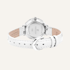 Montre Femme PIERRE LANNIER en Cuir Blanc PIERRE LANNIER