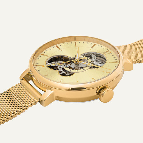 Montre Femme Pierre Lannier MELODIE 349A502 Bracelet Acier milanais Doré Femme PIERRE LANNIER