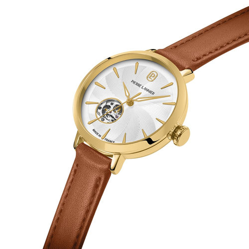 Montre Femme Pierre Lannier SOLINE 139L524 en Cuir Brun Femme PIERRE LANNIER