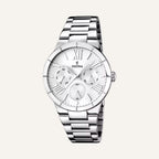 Montre Festina Femme F16716/1 Blanc Bracelet Acier Femme Festina