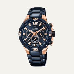 Montre Festina Homme F20524/1 Chrono Bike Bleu Edition Special en Acier Montres Festina