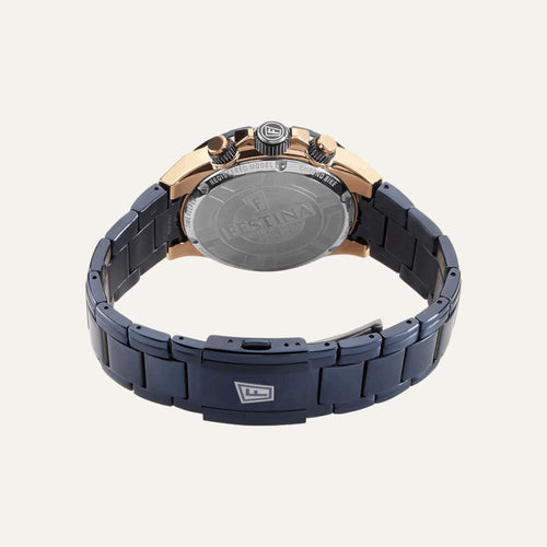 Montre Festina Homme F20524/1 Chrono Bike Bleu Edition Special en Acier Montres Festina