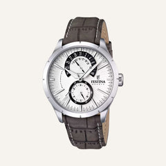 Montre Festina Homme Retro F16573/2 en Cuir Gris Montres Festina