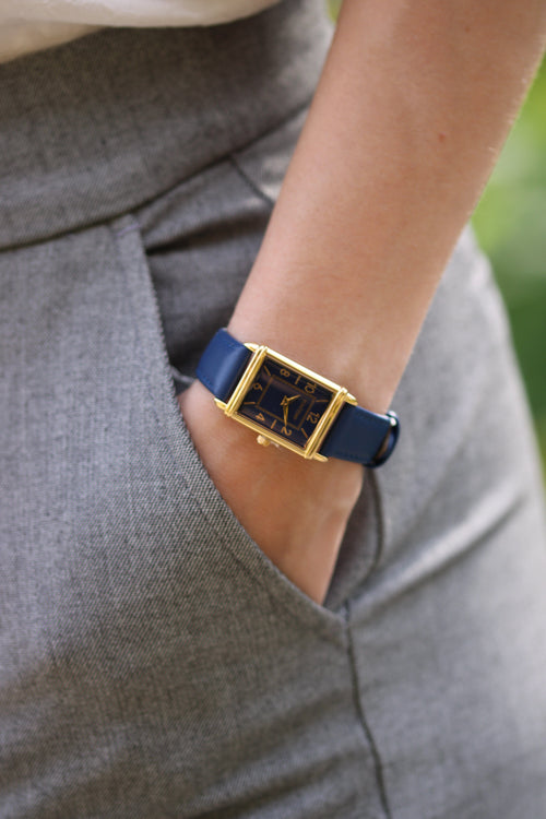 Montre FONTENAY Femme Angie FPD00103 en Cuir Bleu Montres FONTENAY