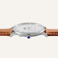 Montre Herbelin Inspiration Homme Phase de Lune 12747AP11GD en Cuir Homme Michel Herbelin