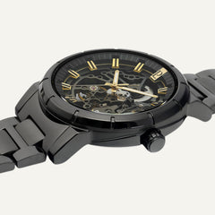 Montre Homme AUTOMATIC Cadran Noir Bracelet Acier Noir 325C439 Montres PIERRE LANNIER