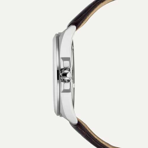 Montre Homme Citizen Eco-Drive BM7108-22L en Cuir Brun Montres Citizen