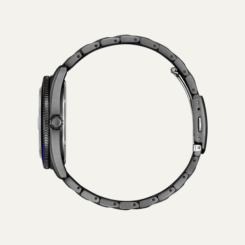 Montre Homme Citizen Platform Marine AW1765 en Acier Noir Montres Citizen