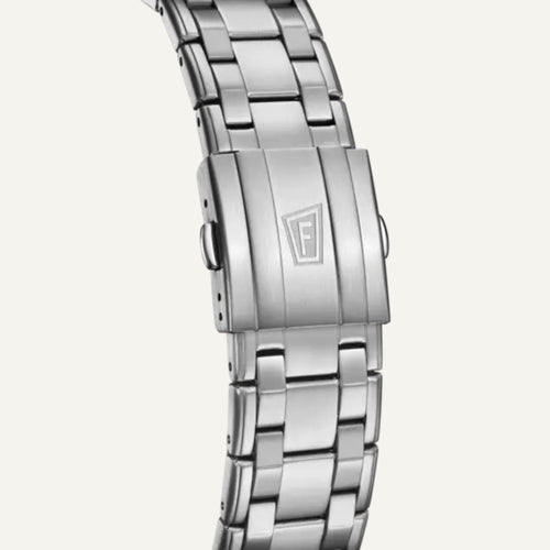 Montre Homme Festina F20670/5 collection Chrono Bike avec cadran rouge et bracelet en acier inoxydable gris.