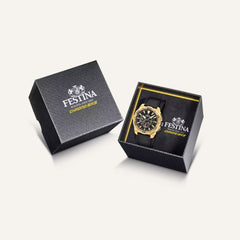 Montre Homme FESTINA Chrono Bike F20728/3 Cuir Noir Montres FESTINA