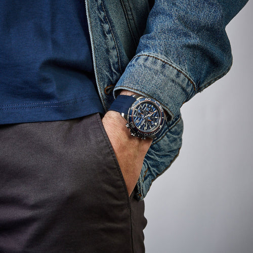 Montre Homme Festina F20370/1 en Caoutchouc Bleu Montres FESTINA