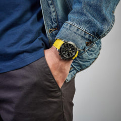 Montre Homme Festina F20370/2 en Caoutchouc Jaune Montres FESTINA