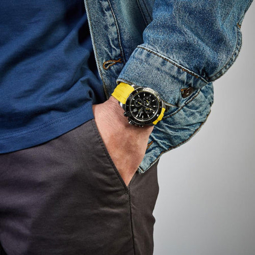 Montre Homme Festina F20370/2 en Caoutchouc Jaune Montres FESTINA