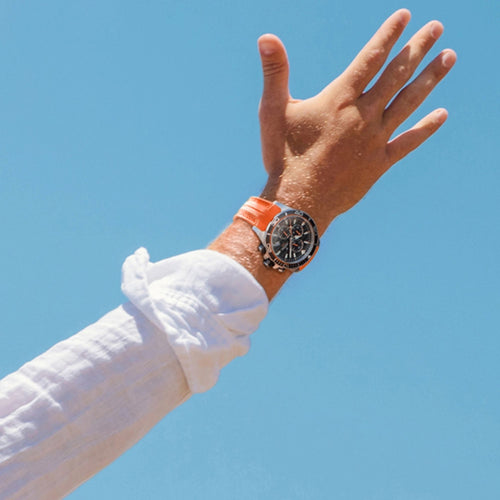 Montre Homme Festina F20370/4 en Caoutchouc Orange Montres FESTINA