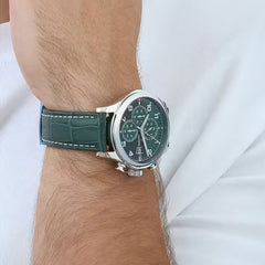 Montre Homme Festina F20375/8 en Cuir Vert Montres FESTINA